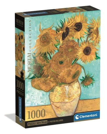 Puzzle 1000 Museum Van Gogh: Sun Flower - Clementoni