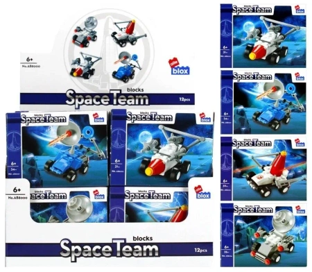 Klocki konstrukcyjne Kosmos ALLEBLOX (12szt)