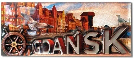 Magnes I love Poland Gdańsk ILP-MAG-C-GD-04 - Pan Dragon