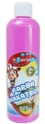 Farba plakatowa różowa 500ml - InSpiria