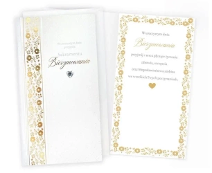 Karnet Bierzmowanie - Kukartka