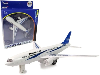 Samolot pasażerski Boeing 777 biały - Leantoys