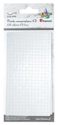 Pianka samoprzylepna 3D 5x5mm biała 2szt - Titanum