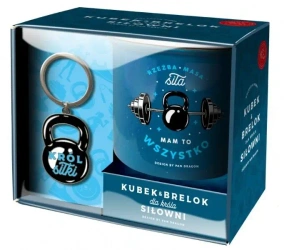 Zestaw kubek + brelok Hobby-Król siłowni - Pan Dragon