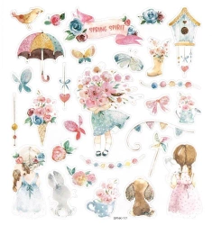 Naklejki z brokatem marisella & me 28szt - Dalprint