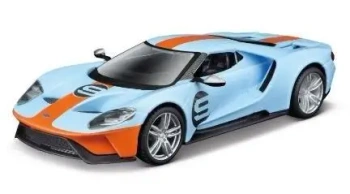 Race 2019 Ford Gt Heritage 9 light blue BBURAGO