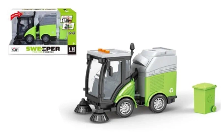 Pojazd zamiatarka uliczna ze światłem i dźwiękiem - SWEDE