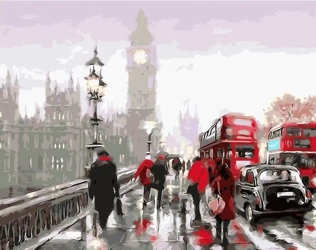 Malowanie po numerach 40x50 Londyn - Koh-I-Noor