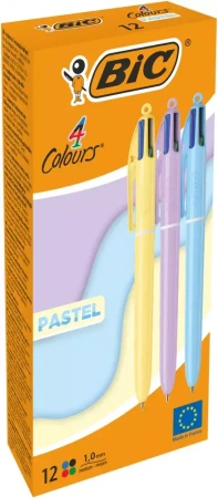 Długopis automatyczny 4 kolory Pastel Bc pudełko A 12
