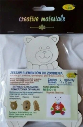 Zestaw elementów do zdobienia Misio BN 11x13cm - Galeria Hobby