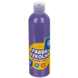 Farba szkolna naturalna tempera Astra 250 ml fioletowa - ASTRA art-pap