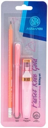 Zestaw piśmienniczy pastelowy Astrapen Rose Gold 3 elementy - ASTRA art-pap