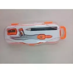 Cyrkiel szkolny PC-102 pomarańczowy PENMATE