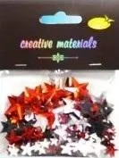 Elementy kryształkowe gwiazdy czerwone 6-22mm 20g - Galeria Hobby