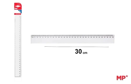 Linijka plastikowa 30cm - MP Main Paper