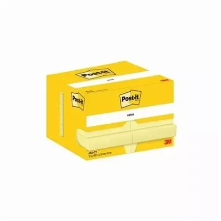 Kateczki samoprzylepne 51x76mm 12x100K żółte - Post-It