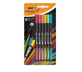 Cienkopisy Intensity fine mix rainbow 6 kolorów - BIC