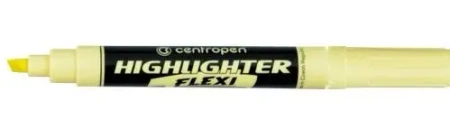Zakreślacz FLEXI SOFT 8542 żółty pastel - Centropen