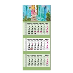 Kalendarz 2026 trójdzielny LUX gł. wypukła Maroko - EV-Corp