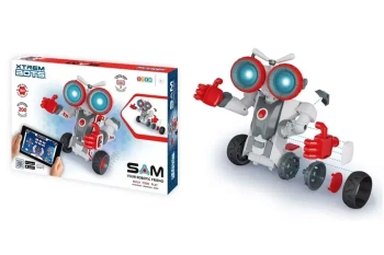Robot Sam Bot R/C buduj-steruj - Xtrem Bots