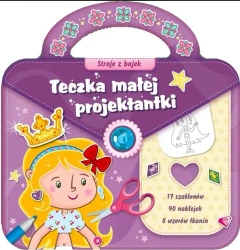 Teczka małej projektantki fiolet 2. Stroje bajek - praca zbiorowa