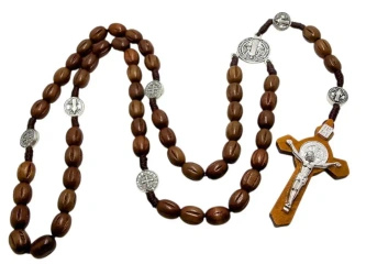 Różaniec św. Benedykt brąz - Art Sacrum