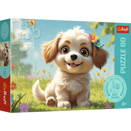 Puzzle 60 Szczeniaczkiem być! TREFL