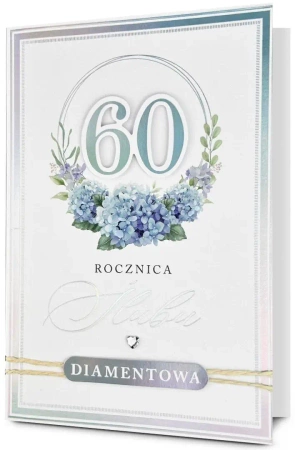 Karnet Rocznica ślubu 60 - Pan Dragon