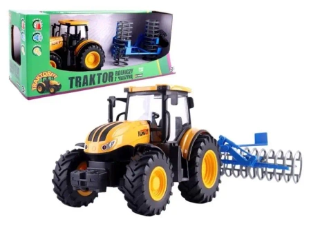 Traktor rolniczy z broną talerzową - Pro Kids