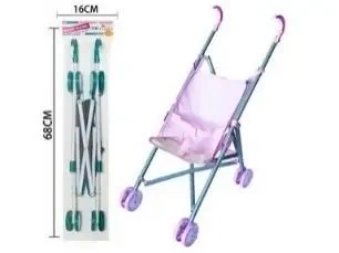 Wózek spacerówka jasny róż - Madej