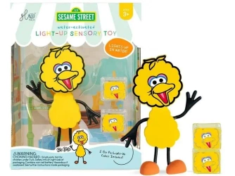 Postać do kąpieli Wielki Ptak z kostkami świecącym - Glo Pals