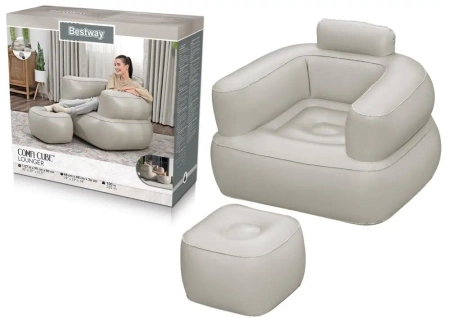 Fotel dmuchany jasny - Bestway