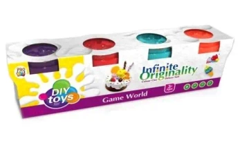 Masa plastyczna 4 kubki - Pro Kids