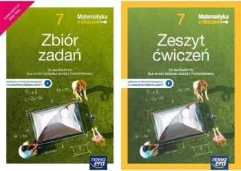 Matematyka z kluczem 7 Neon zbiór zadań + zeszyt ćwiczeń Nowa - Jerzy Janowicz