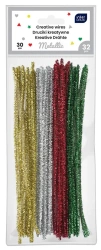 Druciki kreatywne 30cm Metallic 32szt - INTERDRUK