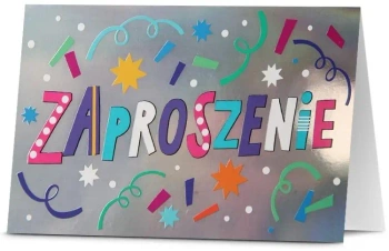 Zaproszenie Uniwersalne (5szt) - Pan Dragon