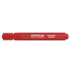 Marker permanentny ścięty 1-5mm czerwony (12szt) - Office