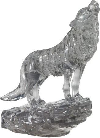 Crystal Puzzle - Wilk (czarny) - Bard Centrum Gier