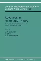 Advances in Homotopy Theory