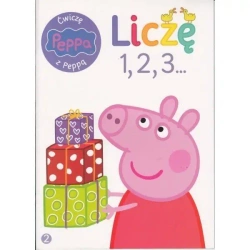 Świnka Peppa. Ćwiczę z Peppą. Liczę 1,2,3... - praca zbiorowa