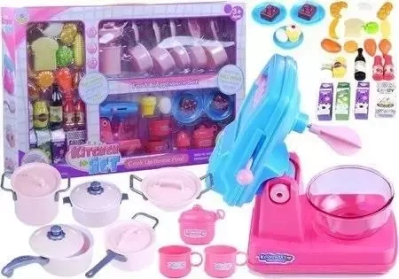 Zestaw kuchenny z akcesoriami - Leantoys