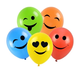 Balony Emotki 28cm 5szt - Arpex