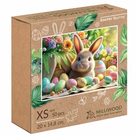 Puzzle drewniane 50 Wielkanocny zajączek ALEX - Alexander