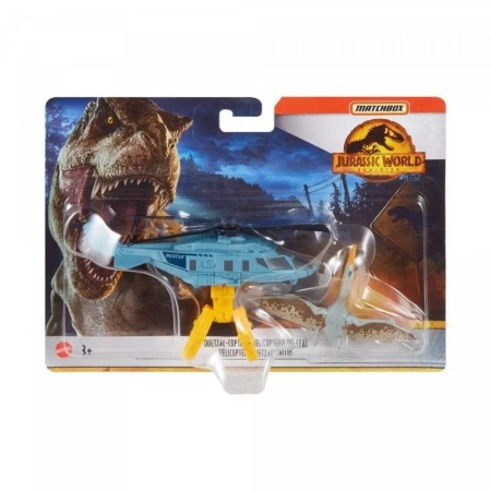 Matchbox Jurassic World Helikopter Ratunkowy - Mattel