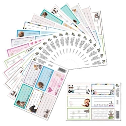 Naklejki na zeszyt Best friend (25szt) - Bee-bee