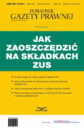 eBook Jak zaoszczędzić na składkach ZUS - Infor Pl
