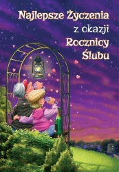 Karnet okolicznościowy Rocznica Ślubu - Trend