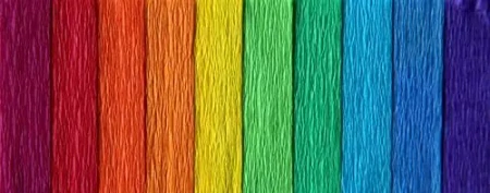 Bibuła marszczona MIX Spectrum (10szt) - INTERDRUK