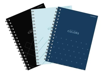 Kołozeszyt A6/80K kratka Geometric (10szt) - Top 2000