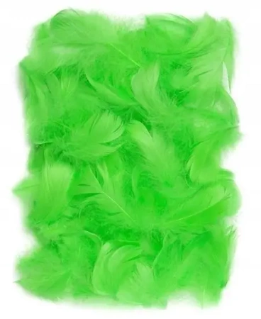 Piórka zielone 5-12cm 10g - Dalprint dpCraft